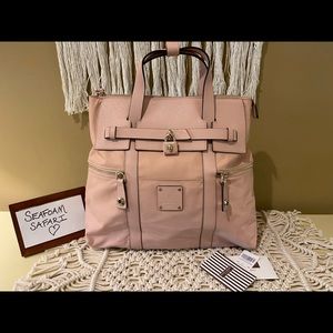 ❌SOLD Henri Bendel Large Mahogany Rose Jetsetter